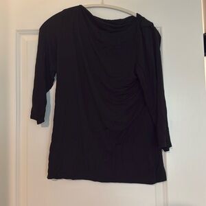 Adrienne Vittadini Black Shirt